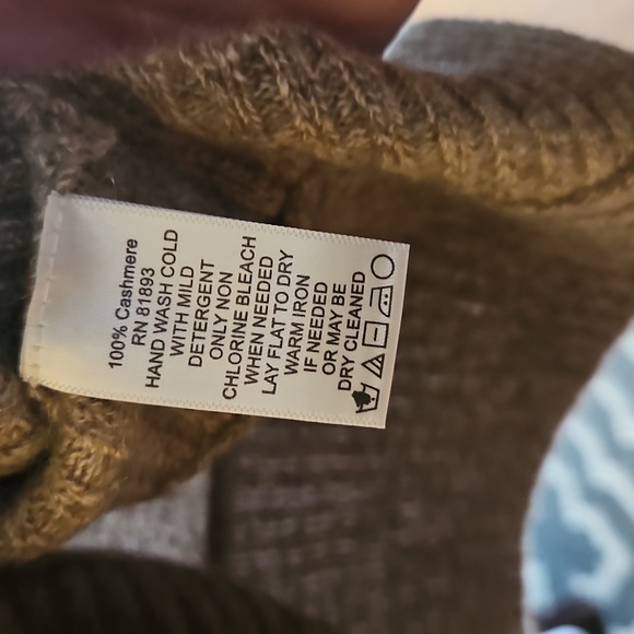 Isaac Mizrahi Women's Cashmere Tunic Sweater in Heather Brown Size XS/S - Picture 8 of 8